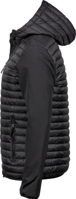 Hooded crossover jakke - Style 9628 - Modekompagniet.dk