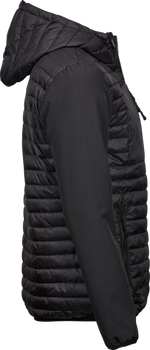 Hooded crossover jakke - Style 9628 - Modekompagniet.dk