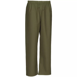 Elka Outdoor regnbukser PU/PVC, Olivengrøn - 302400 - Modekompagniet.dk