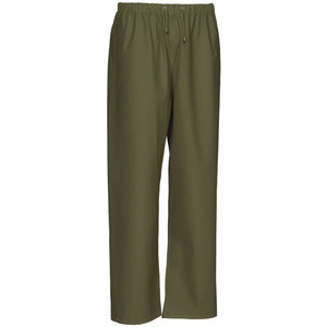 Elka Outdoor regnbukser PU/PVC, Olivengrøn - 302400 - Modekompagniet.dk