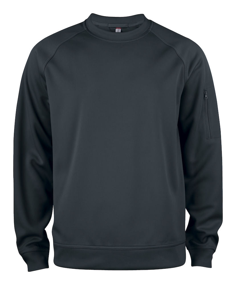 Basic Active Roundneck - Unisex - Sort - Clique 021010 - Modekompagniet.dk