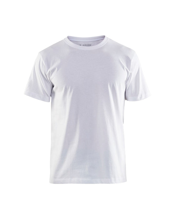 T-shirt 10-pak, Herre, Hvid - Blåkläder 3302-1030-1000