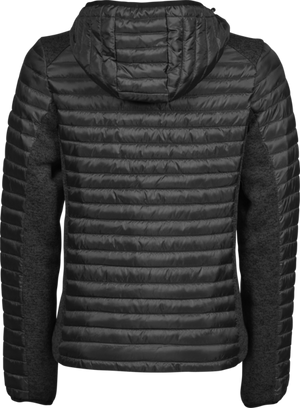 Hooded outdoor crossover - Dame - Sort - Style 9611 - Modekompagniet.dk