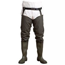 Elka waders skridtstøvle, Olivengrøn - 171900 - Modekompagniet.dk