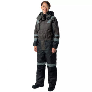 Elka Working Xtreme dame termokedeldragt, Koksgrå/Sort -  088002W - Modekompagniet.dk