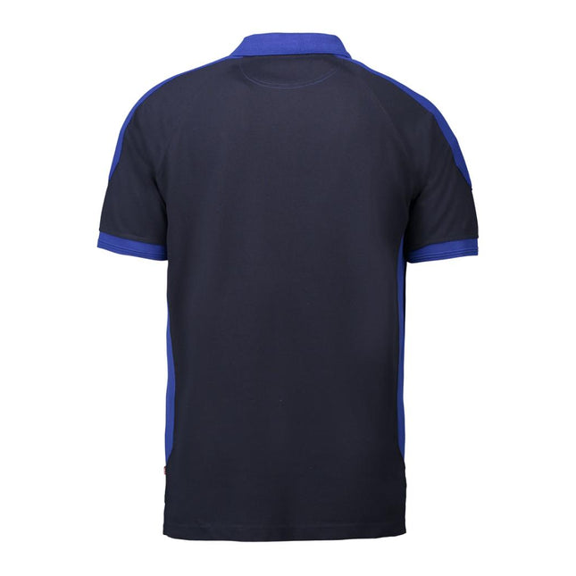PRO Wear Poloshirt med kontrastfarve - Herre - Navy - ID 0322 - Modekompagniet.dk
