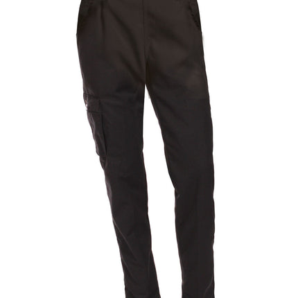 Nybo Workwear Perfect Fit pull-on chinos - Herre/ dame - Sort - 505021200 - Modekompagniet.dk