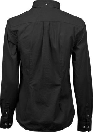 Perfect oxford shirt - Dame - Sort - Style 4001 - Modekompagniet.dk